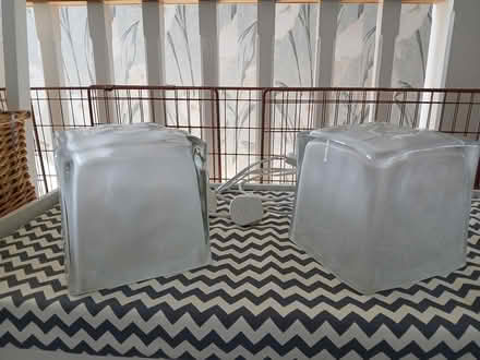 Photo of free Pair of Glass Bedside Lamps (Great Baddow) #1