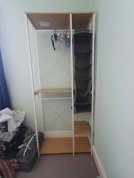 Photo of free Wardrobe: Double 2 Rail 4 Shelf (Central park, East Ham E6) #4