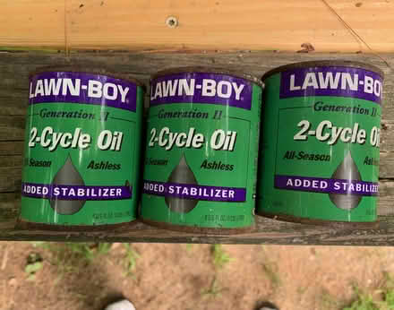 Photo of free 2-Cycle motor oil (West Townsend) #1