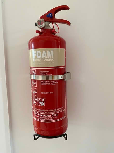 Photo of free 3 wall-mounted foam fire extinguishers (West Looe PL13) #2