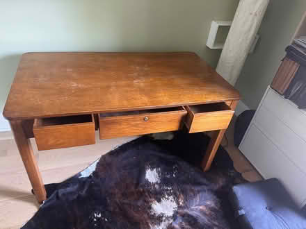 Photo of free Wooden Desk (Riverdale) #2