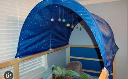 Photo of free IKEA Kura Blue Starry Bed Canopy (Bruntsfield EH10) #1