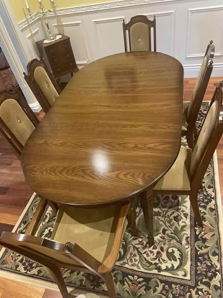Photo of free Dining set for six (Harrison Mills) #2