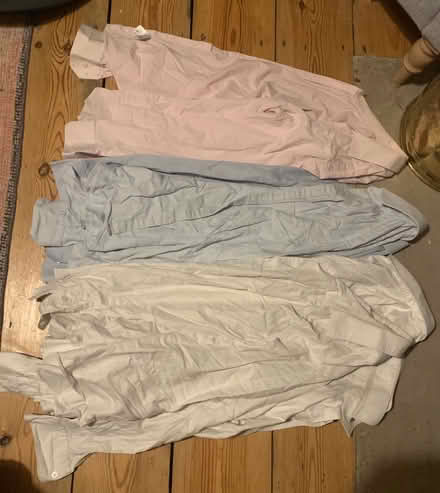 Photo of free Shirts - 4x white, 2x blue, 1x pink (Reigate RH2) #1
