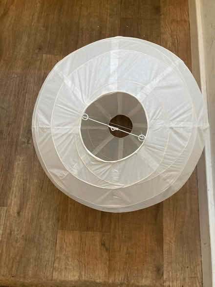 Photo of free IKEA white paper lampshade (GMV SE10) #3