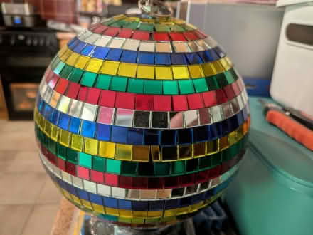 Photo of free Multi coloured mirrorball (Filey YO14) #1