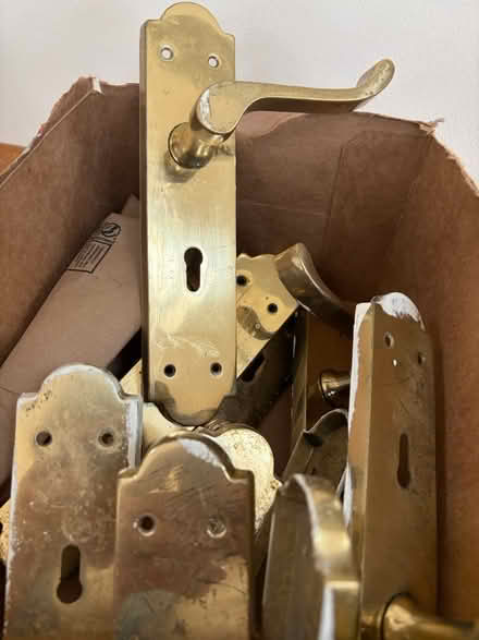 Photo of free Brass door handles (Knocklyon Dublin 16) #1