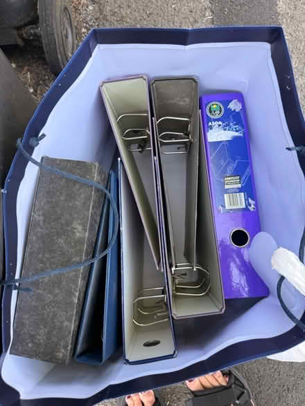 Photo of free Bag full of lever arch files (New Barnet, EN5) #1