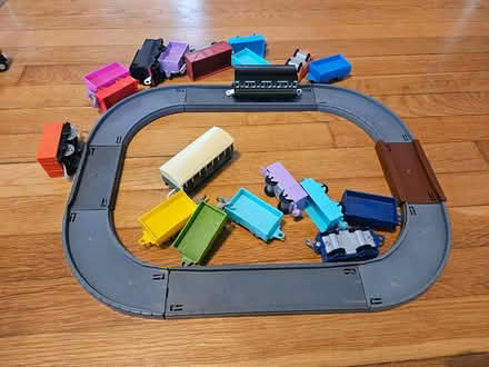 Photo of free Mini plastic train circle + trains (Waltham) #1