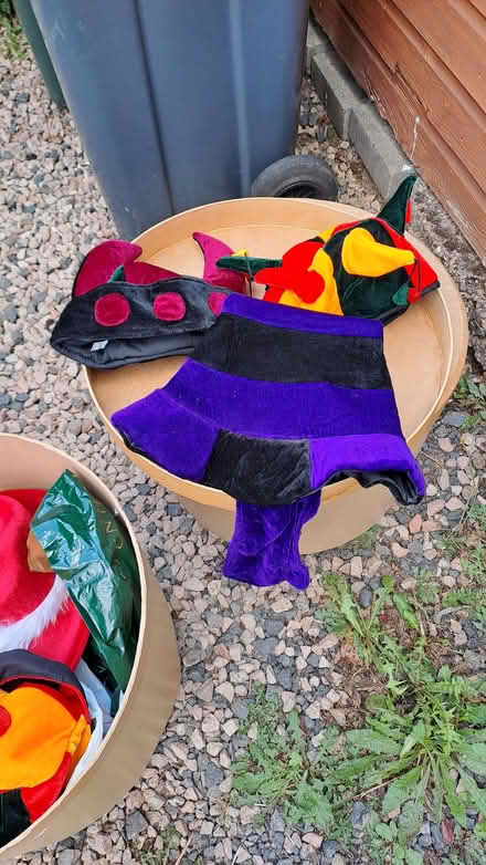 Photo of free Collection of hats: halloween, fancy dress, Christmas (Sherrard's Green WR14) #1