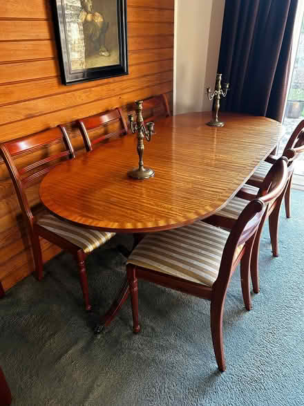 Photo of free Dining table and 6 chairs (Taverham NR8) #1