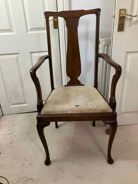 Photo of free Antique wooden armchair (Thrupp GL5) #1