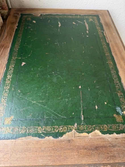 Photo of free Damaged Leather top table (Dagenham RM9) #2