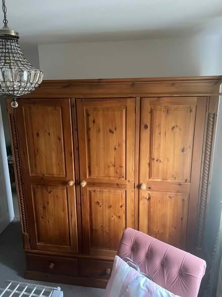 Photo of free Triple solid wood wardrobe (Sunderland Sr2) #3