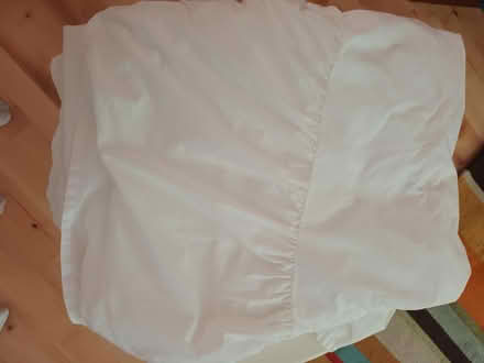 Photo of free White M&S valance for 5' bed. Depth of valance 13" (Lambridge BA1) #1