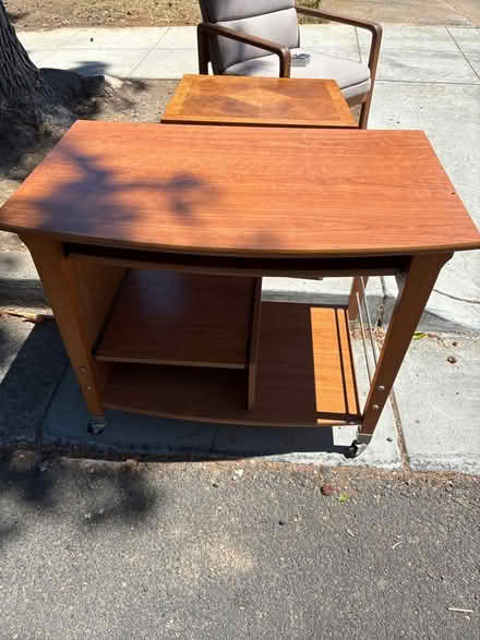 Photo of free Computer Table on wheels (San Jose) #1