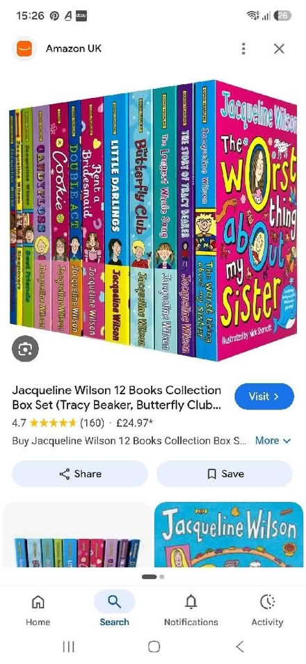 Photo of Jacqueline Wilson books (Polegate BN26) #1