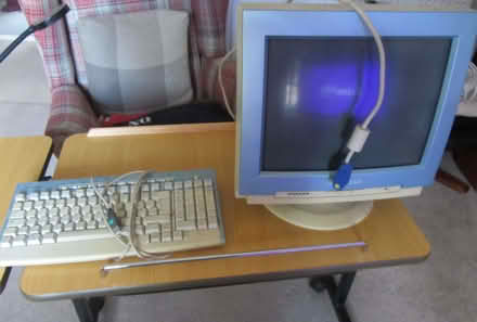 Photo of free Old Packard bell monitor +keyboard (Colchester CO2) #1