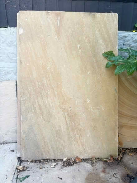 Photo of free 3 Indian sandstone patio slabs (Shoreham By Sea BN435HZ) #1