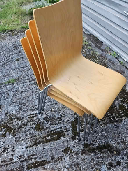 Photo of free 4 Dining chairs (Joppa EH15) #3