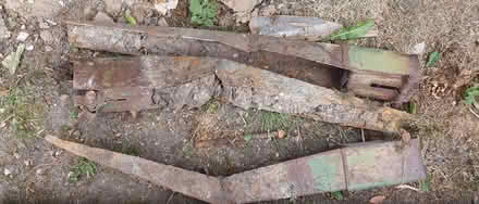 Photo of free 3 metal fence post holders (Heysham LA3) #1