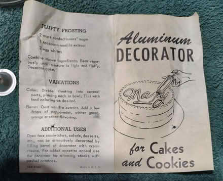 Photo of free Vintage Ateco cake decorating tips (Saugus) #3