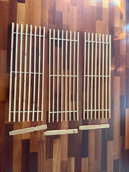 Photo of free Incomplete wooden shoe racks (bognor regis PO22) #1