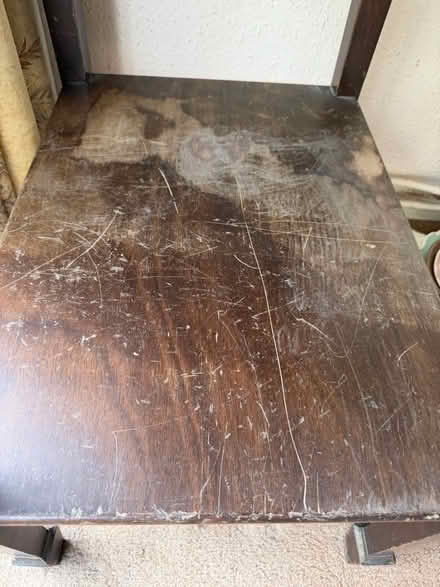 Photo of free Damaged Leather top table (Dagenham RM9) #3
