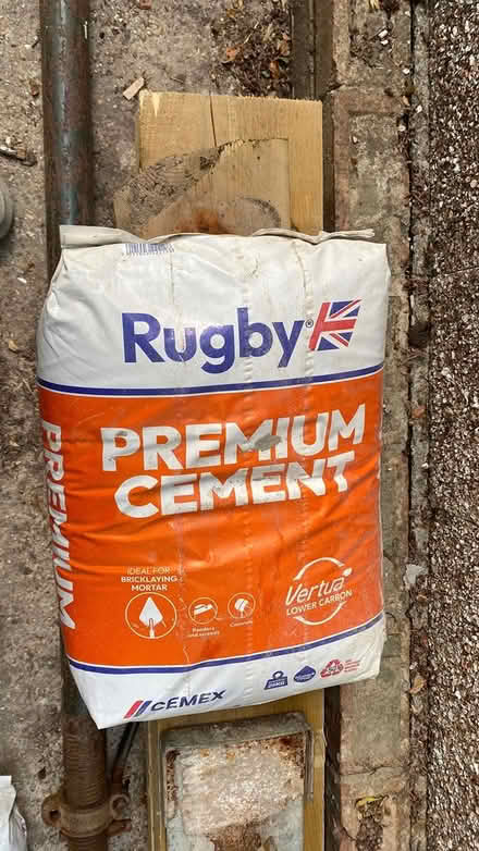 Photo of free Cemex rugby Cement full bag (Mill Lane crowborough TN6) #1