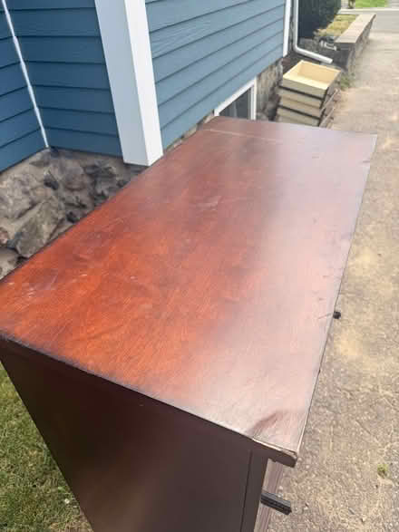 Photo of free Wood Dresser and Headboard (Waltham) #4