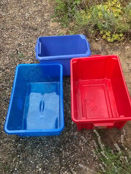 Photo of free Plastic storage boxes (Sprowston NR7) #1