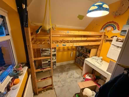 Photo of free High sleeper bed & Stompa mattress (Mill End, WD3) #1
