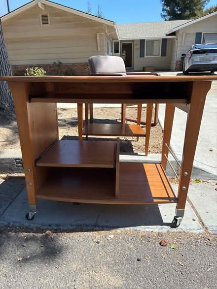 Photo of free Computer Table on wheels (San Jose) #2