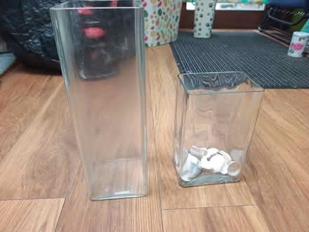 Photo of free 2 large glass vases (Bruntsfield EH10) #1