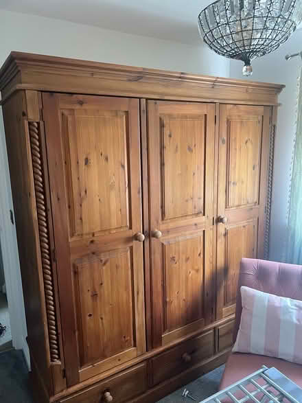 Photo of free Triple solid wood wardrobe (Sunderland Sr2) #4
