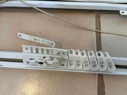 Photo of free Curtain rails + brackets. White (Baseline and Beaumaris) #3