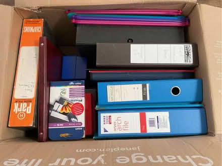 Photo of free large box of files (Eastbourne BN21) #1
