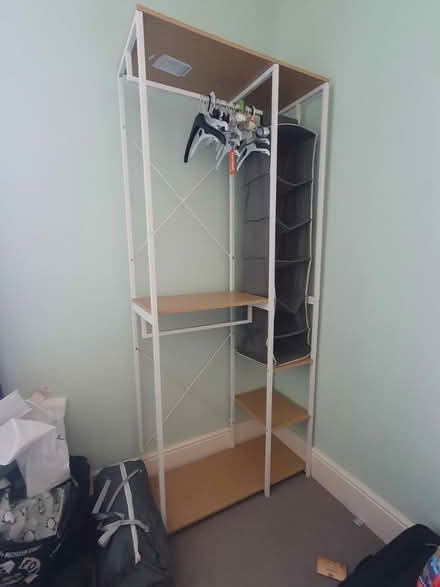 Photo of free Wardrobe: Double 2 Rail 4 Shelf (Central park, East Ham E6) #1
