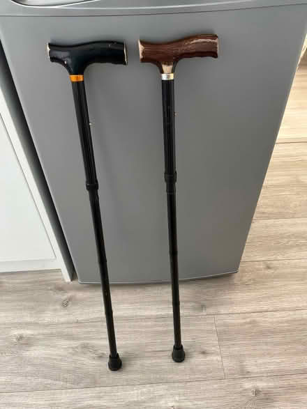 Photo of free 2 adjustable walking sticks. (Warwick CV34) #1