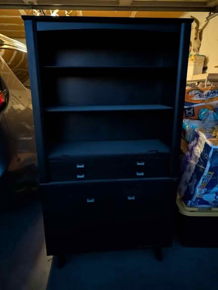 Photo of free Wooden Hutch Cabinet Bookcase (Northeast Heights) #1