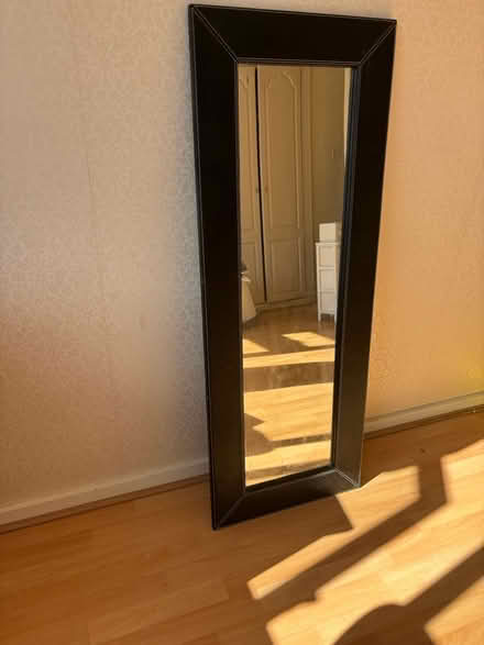 Photo of free Long faux leather mirror (Harborne B15) #1