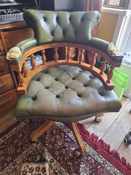 Photo of free Vintage 'Captain's' swivel chair (Old Bletchley MK3) #1