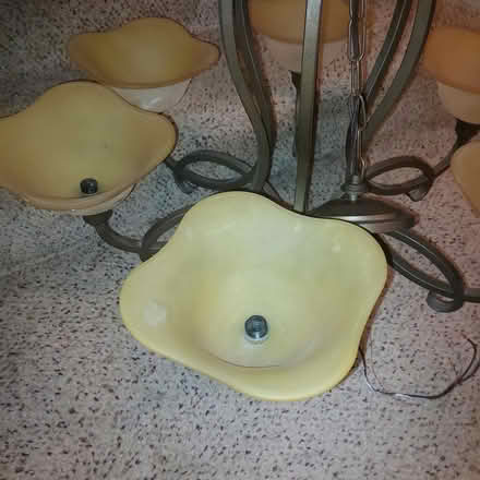 Photo of free bronze chandelier and cabinet (College Avenue/ Columbia Road) #3