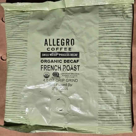 Photo of free Ground Coffee Decaf paks (94041) #1
