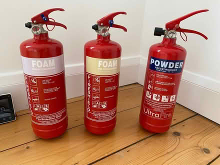 Photo of free 3 wall-mounted fire extinguishers (West Looe PL13) #1