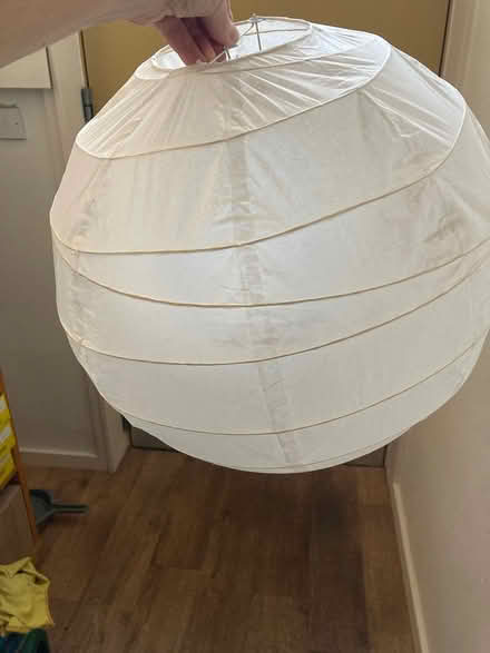 Photo of free IKEA white paper lampshade (GMV SE10) #1