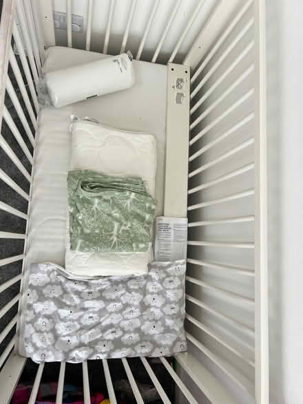 Photo of free White cot/bed (Lee Chapel SS15) #2