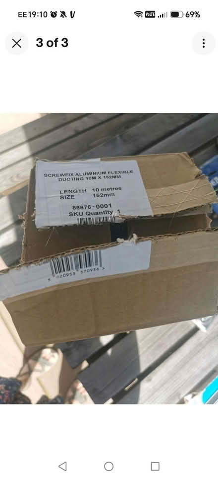 Photo of free Aluminium ducting (Harvington WR11) #2
