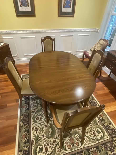 Photo of free Dining set for six (Harrison Mills) #1