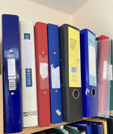 Photo of free Ring Binder and Lever Arch Files (Malvern Link WR14) #1